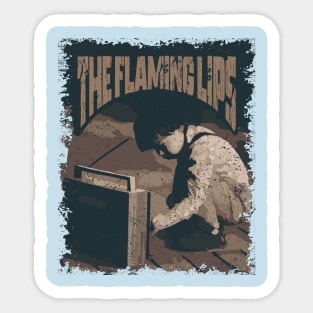 The Flaming Lips Vintage Radio Sticker